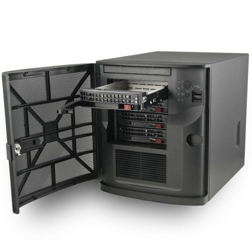 Bluecherry BC-NVR04MS - Network Video Recorder, 4 x 3.5 inch hot swap bays, support up to 32 x 4K camera streams