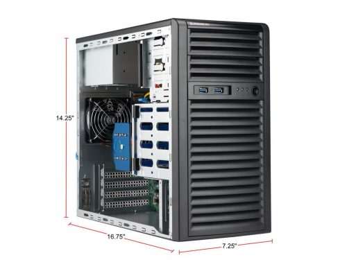 Bluecherry BC-NVRTS4HSD - Network Video Recorder, 4 x 3.5 inch hot swap bays, support up to 16 x 4K camera streams - Image 3