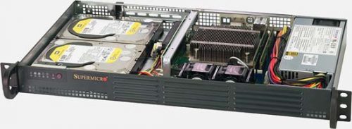 Bluecherry BC-NVR02F - Network Video Recorder, 1U short rack mount, 2 x 3.5 inch hot swap bays, support up to 16 x 1080p camera streams